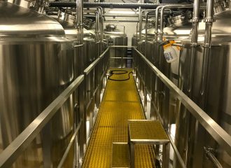 Purpose-fit out brewery interior