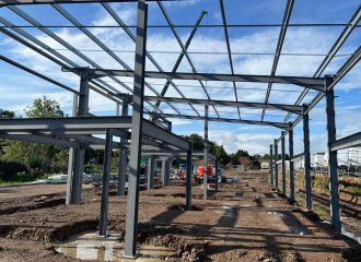 The steels go up at Gelderd Road