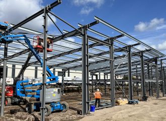 The steels go up at Gelderd Road