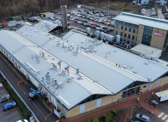The new roof at Cummins