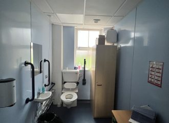 Lawefield School accessible toilet