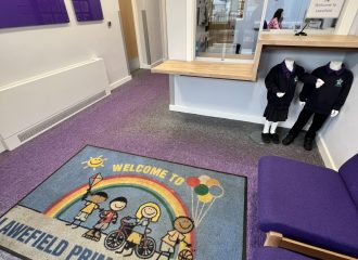 Lawefield School reception following renovation