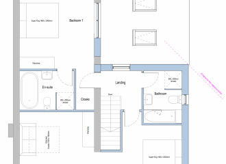 The Paddock first floor plan