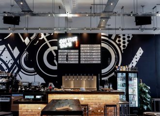 The back bar features the distinctive geometric Magic Rock branding