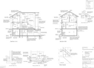 Quarmby Working Drawing Sections