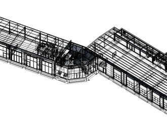 VW Leeds wireframe drawing