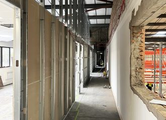 Medequip interior shot during works